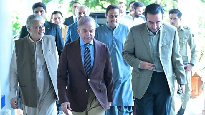 File photo of Pakistan PM Shehbaz Sharif and PPP chief Bilawal Bhutto Zardari | X @PMLNDigital