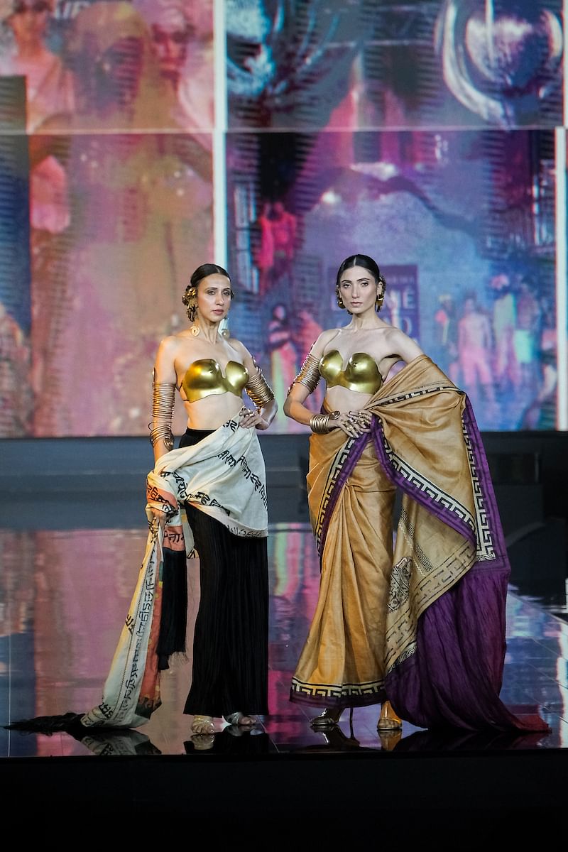 Sunit Verma's metallic breast plate look | Special arrangement 