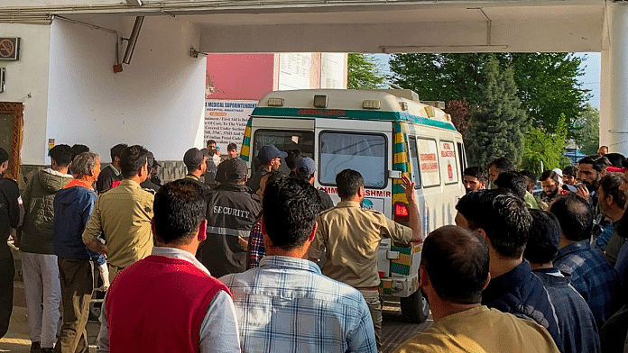 Ambulance brings those injured in Pahalgam terrorist attack to a hospital in J&K | PTI