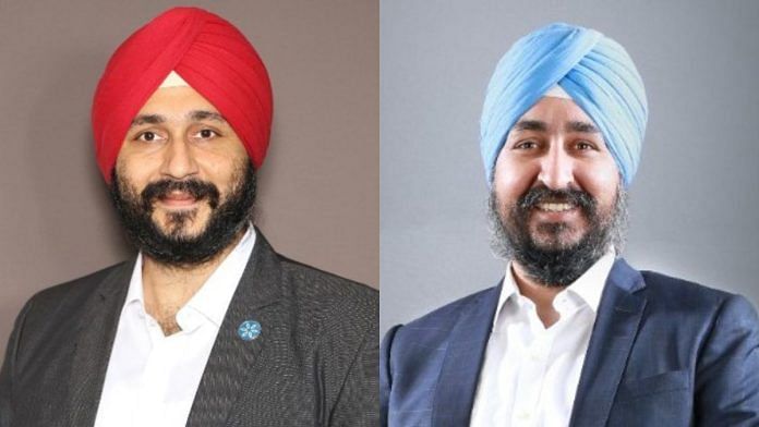Anmol Singh Jaggi (left) and Puneet Singh Jaggi (right)