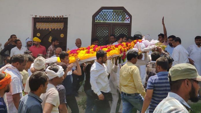 The neighbourhood echoed with shouts of 'Pakistan murdabad' as Shubham Dwivedi’s body was taken out of his house in Hathipur village