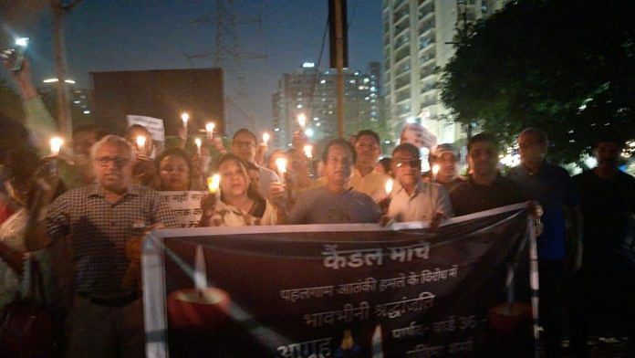 A candelight march by the residents of Ghaziabad's Gardenia Gitanjali on 23 April | By special arrangement