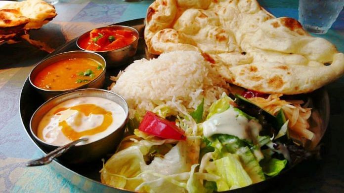 File photo of an Indian thali | Commons