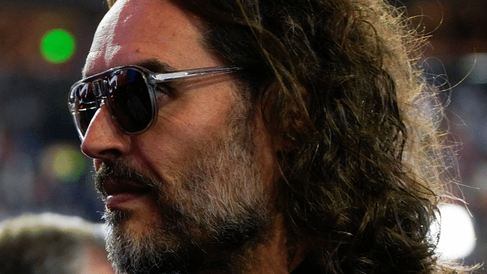 Russell Brand attends Day 4 of the Republican National Convention (RNC), at the Fiserv Forum in Milwaukee, Wisconsin, U.S., July 18, 2024 | Reuters file photo