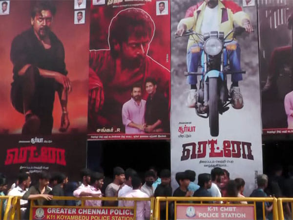 Fans celebrate Suriya starrer 'Retro', Chennai theatres witness huge turnout  