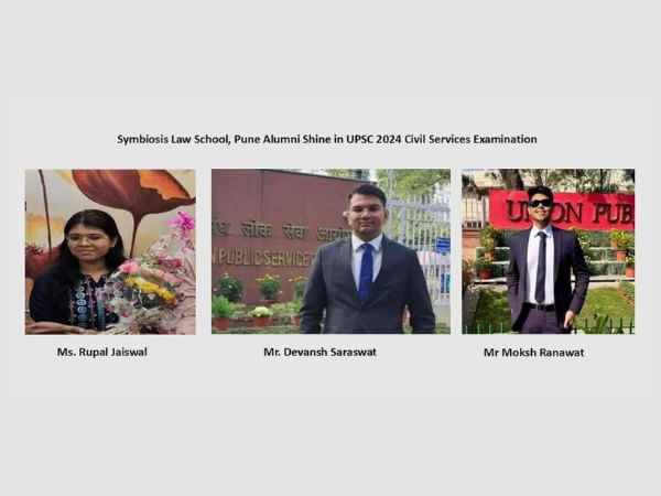 Symbiosis Law School, Pune Alumni Shine in UPSC 2024 Civil Services Examination