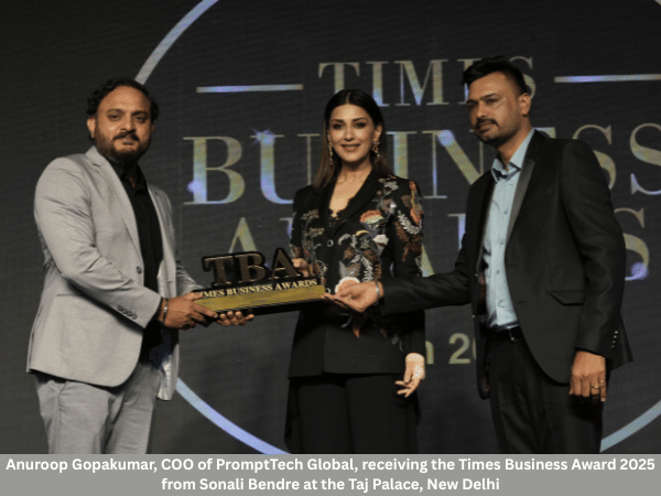 PromptTech Connect Wins Times Business Award 2025 for 