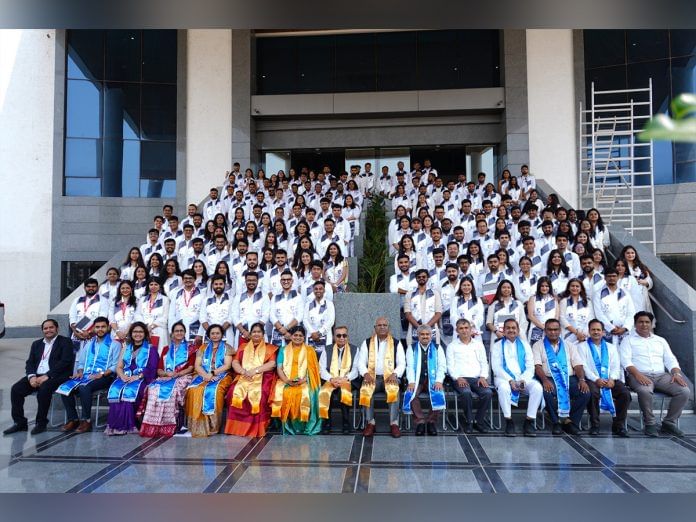 SVKMs Narsee Monjee Institute of Management Studies Hyderabad School of Business hosted Convocation