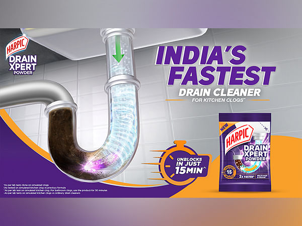 Harpic Unveils a Revolutionary Innovation with Harpic DrainXpert – India’s Fastest Drain Cleaner for Kitchen Clogs*