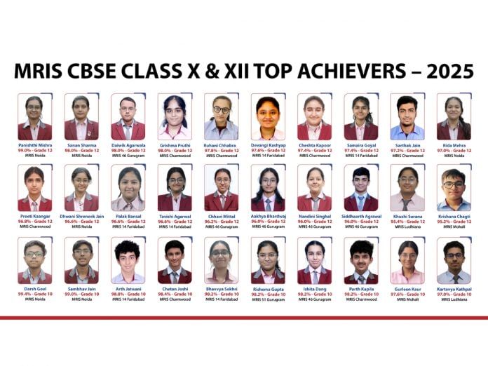 Manav Rachna Schools Celebrate CBSE 2025 Success with Outstanding Results Across 5 Cities