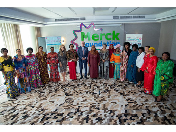 Merck Foundation Chairman and CEO with Tanzania President, African and Asian First Ladies