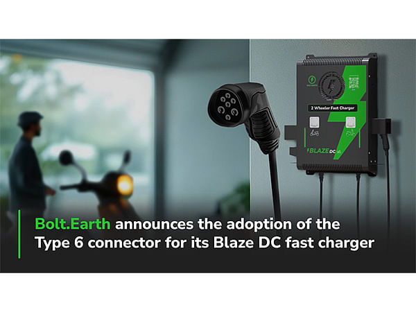 Bolt.Earth announces the adoption of the Type 6 connector for its Blaze DC fast charger