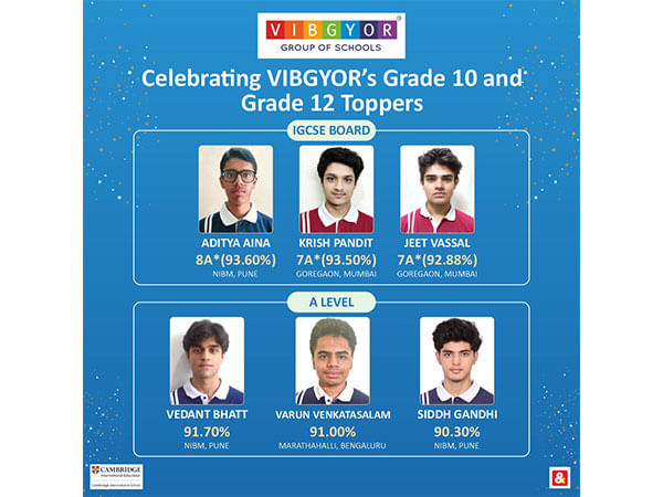 VIBGYOR Group of Schools Celebrates Stellar Cambridge Results 