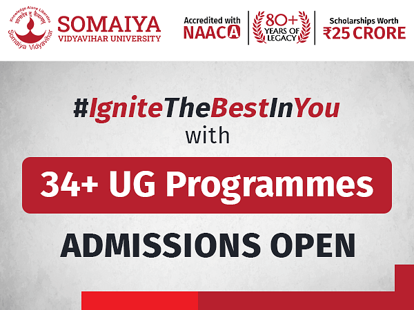 Somaiya Vidyavihar University Opens UG Admissions for 2025-26