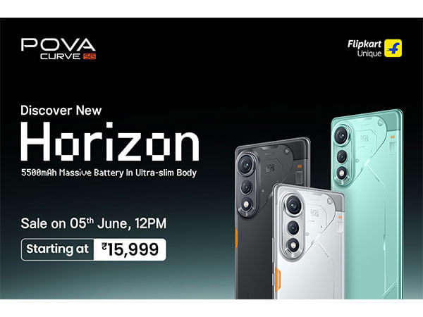 TECNO Unveils POVA Curve 5G -- India-Tailored AI, Futuristic Curve Design and Unmatched 5G Signal Strength 