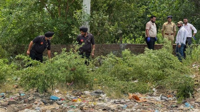 Investigation underway after an explosion took place near Majitha Road, in Amritsar on 27 May 2025. | PTI