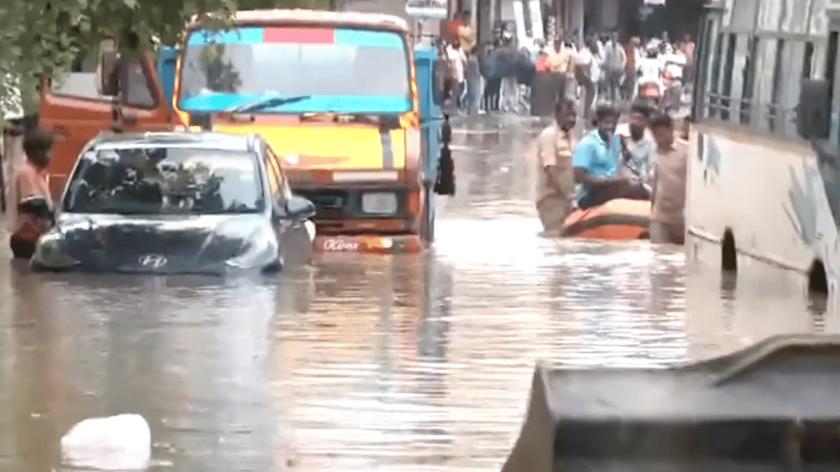Severe waterlogging, traffic chaos in Bengaluru after heavy rain, BJP hits out at Congress govt