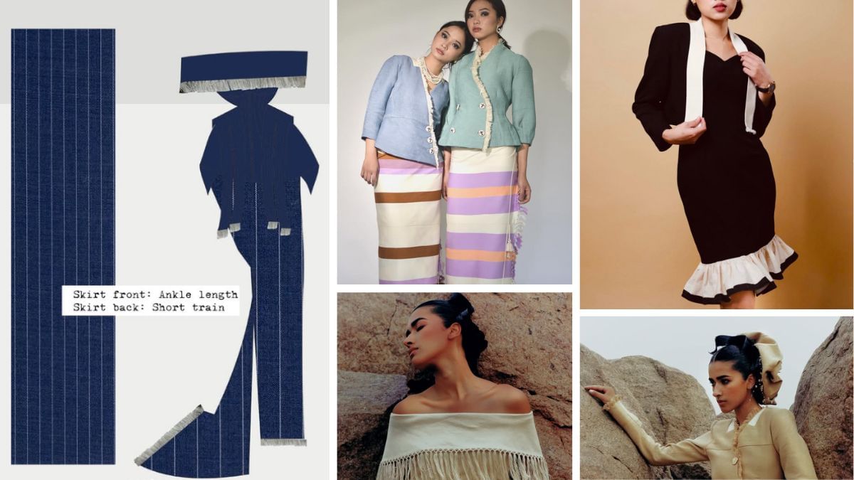 Khiangte mixes the puan with elements of androgyny and punk