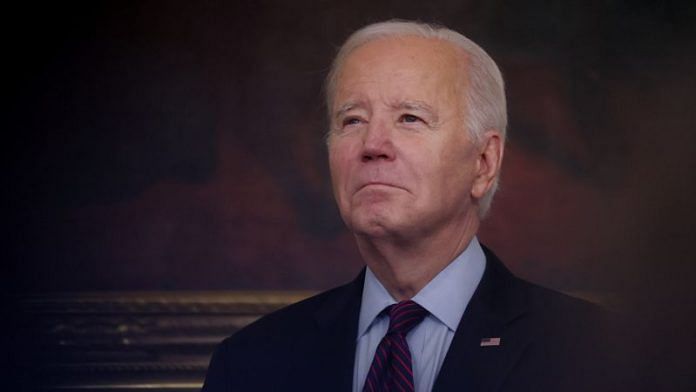 U.S. President Joe Biden holds an event at the White House in Washington, U.S., on 31 October 2023. | File Photo | Leah Millis | Reuters