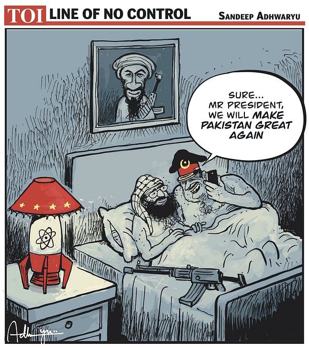 Sandeep Adhwaryu for the Times of India | X\@CartoonistSan