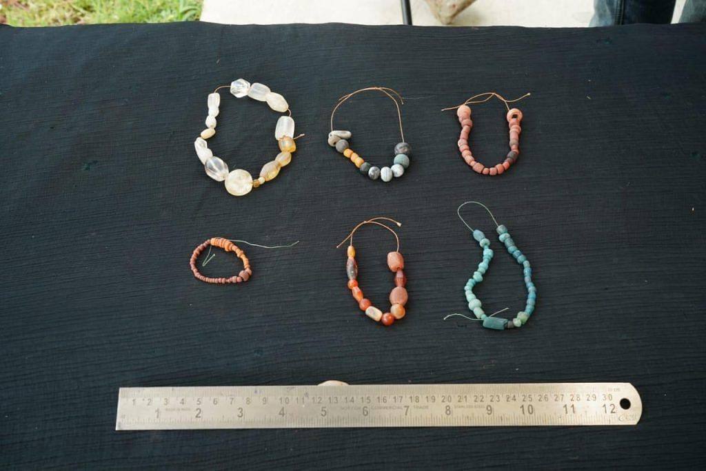 Beads collected by archaeologist Phanikant Mishra in Sundarbans | By special arrangement 