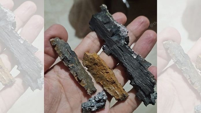 Shrapnel found on the ground following a night of intense shelling in J&K's Poonch | Sajid Ali | ThePrint