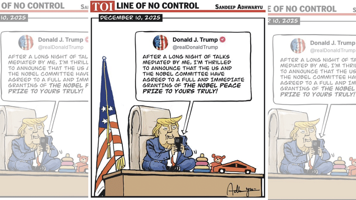 Sandeep Adhwaryu for the Times of India | @CartoonistSan