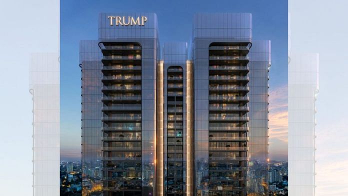 A illustration of what Trump Residences in Gurugram will look like on completion. | Smartworld Developers, Tribeca Developers, and Trump Organization