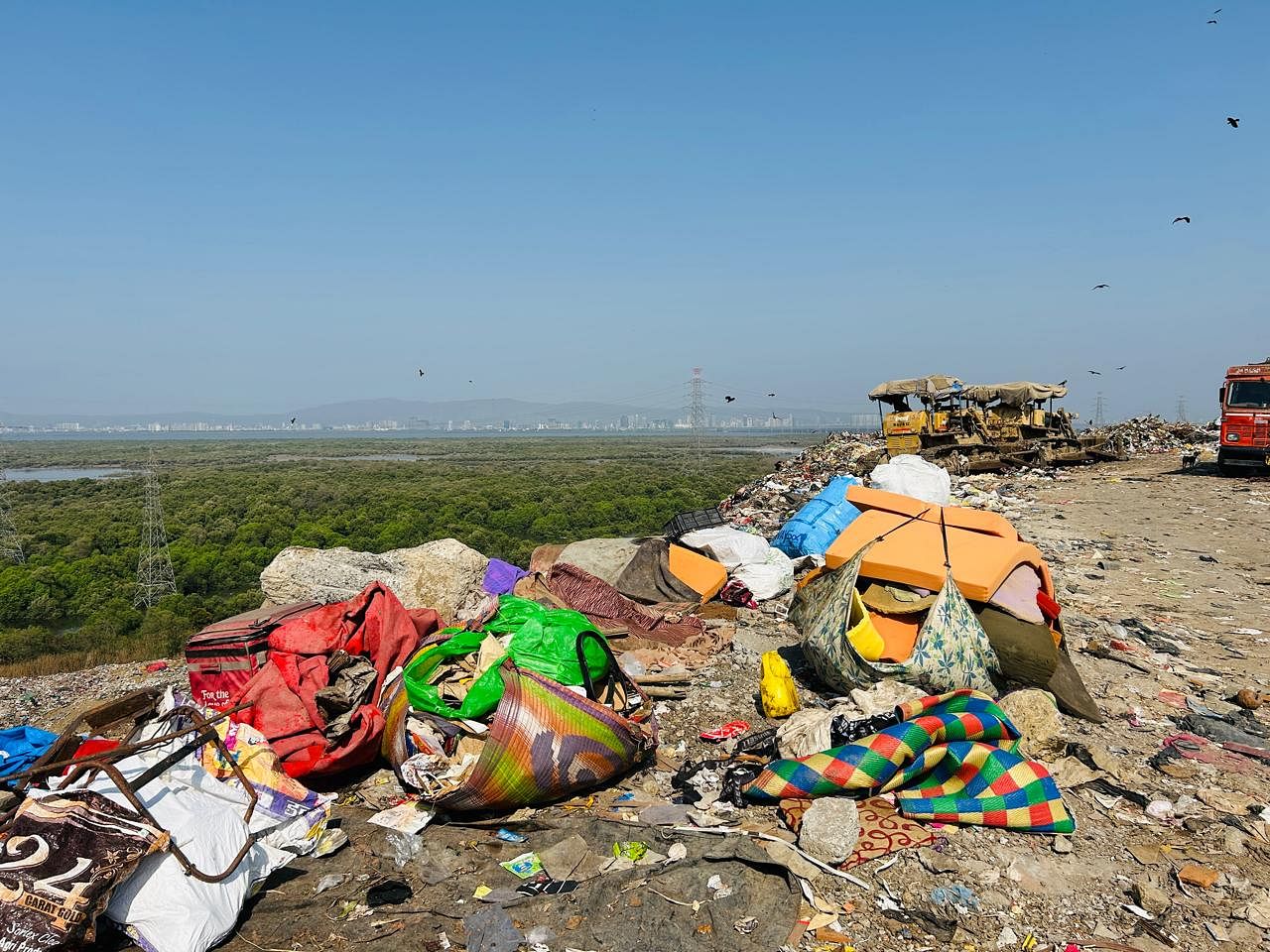 According to BMC data, 600 tonnes of solid waste is dumped on the site every day, causing air pollution and environmental hazards for the residents. , Special arrangement