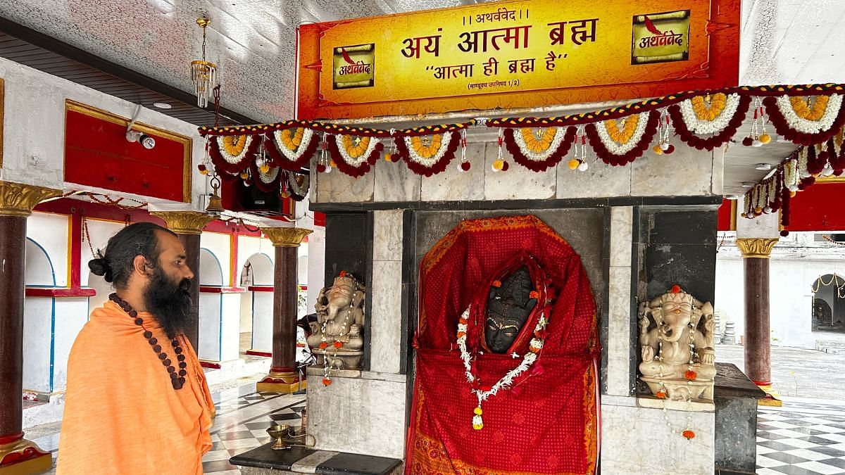 Buddha's idols in various Mudras are worshipped as Hindu deities inside Bodh Hindu Math | Jyoti Yadav, ThePrint
