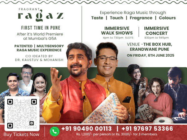 Fragrant Ragaz Set to Enchant Pune: A First-of-Its-Kind Multi-Sensory Raga Experience
