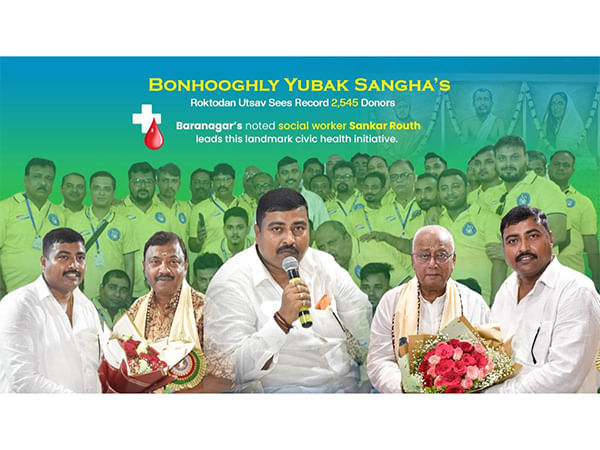 Bonhooghly Yubak Sangha's Roktodan Utsav Sees 2,545 Donors in Major Kolkata Blood Drive
