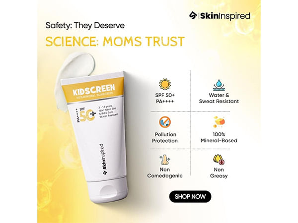 SkinInspired Comes to the Rescue for Parents This Summer with an Innovative Kids Sunscreen