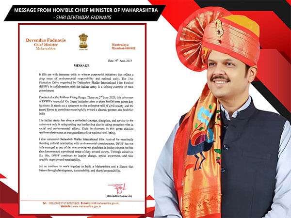 DPIFF Go Green Campaign with Indian Army Receives State Recognition from Maharashtra Chief Minister Devendra Fadnavis