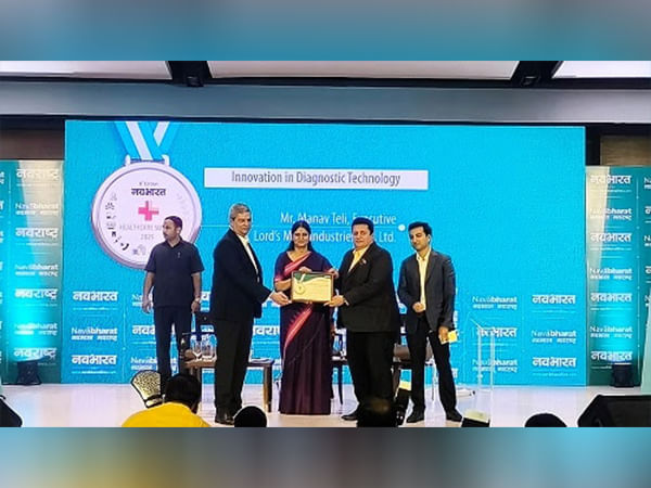 Lords Mark Industries Limited Awarded with Certificate of Honour for Innovation in Diagnostic Technology at the NavaBharat Healthcare Summit 2025