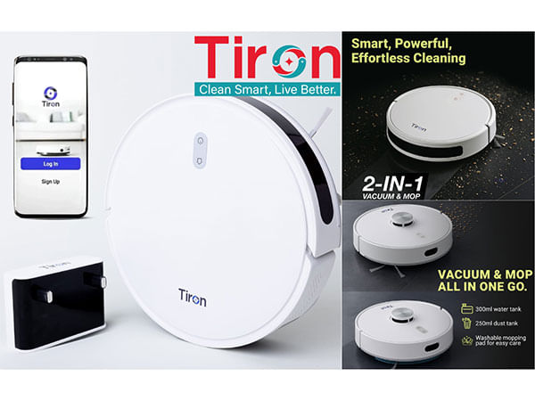 Tiron Launches Portable Automated Robot Vacuum Cleaner 