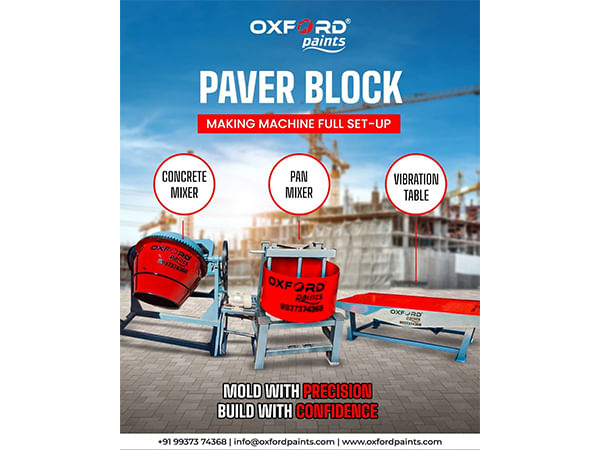 Oxford Paints Emerges as Odisha's Leading One-Stop Solution for Paver Block Machinery and Manufacturing Support