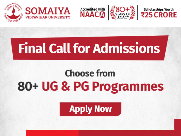 Final Admission Round Open: Somaiya Vidyavihar University Invites Applications for Career-Oriented UG and PG Programmes