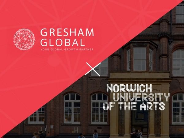 Gresham Global and Norwich University of the Arts Announce Strategic International Partnership