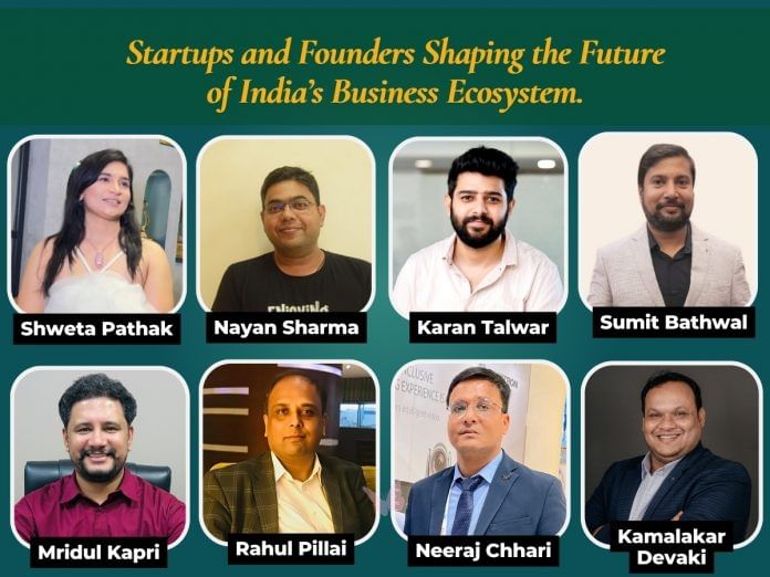 Startups & Founders Shaping the Future of India's Business Ecosystem