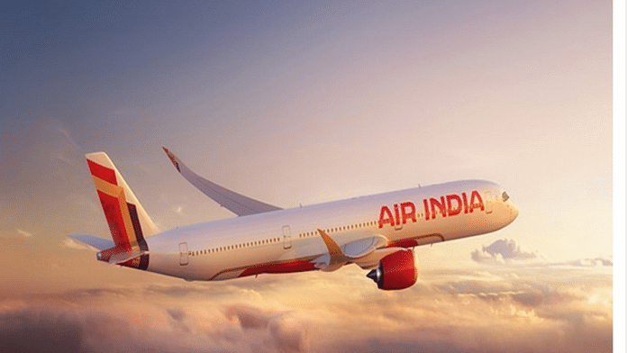 Representative Image (Photo/X@airindia)