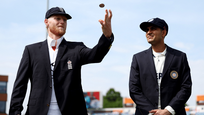 England captain Ben Stokes with Indian captain Shubman Gill | X/@BCCI