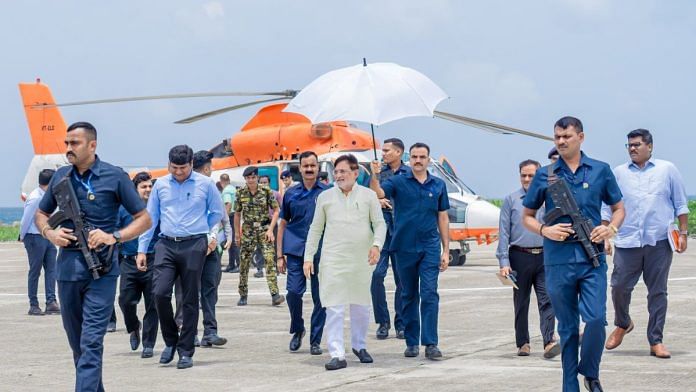 File photo of Lakshadweep administrator Praful Patel. | @prafulkpatel/ X