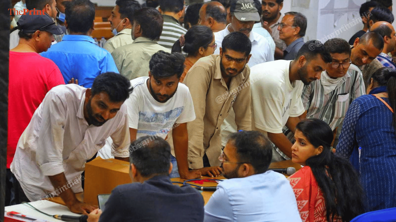 Relatives of air crash victims fill form for DNA test to claim bodies | Praveen Jain | ThePrint