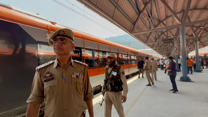 Direct train link from Jammu's Katra to Srinagar has been opened for the first time | Photo: Anisha Nehra, ThePrint