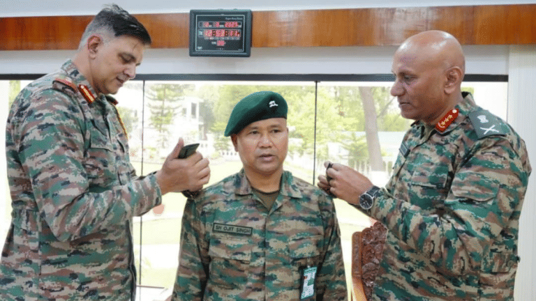 Ojit Singh is Army’s 1st Command Subedar Major, to advise Northern Command chief on JCO, OR matters