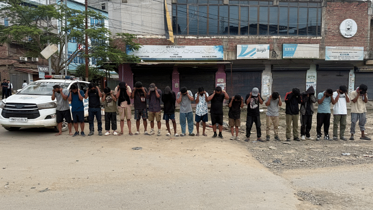Manipur police have a new punishment for public nuisance amid curfew. 19 youths find out the hard way