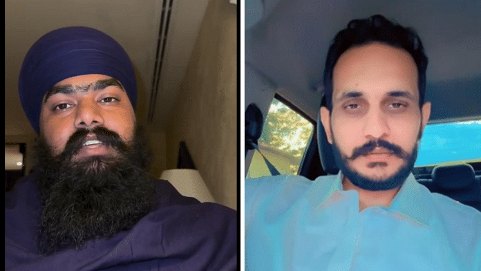 Amritpal Singh Mehron and Shahzad bhatti | X and Instagram