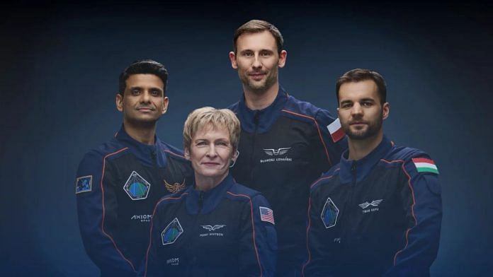 The international human spaceflight mission by US-based spacetech company Axiom Space will carry veteran NASA astronaut Peggy Whitson, India's Shukla, along with European mission specialists Slawosz Uznanski (Poland) & Tibor Kapu (Hungary), for a 14-day expedition to the ISS | axiomspace.com