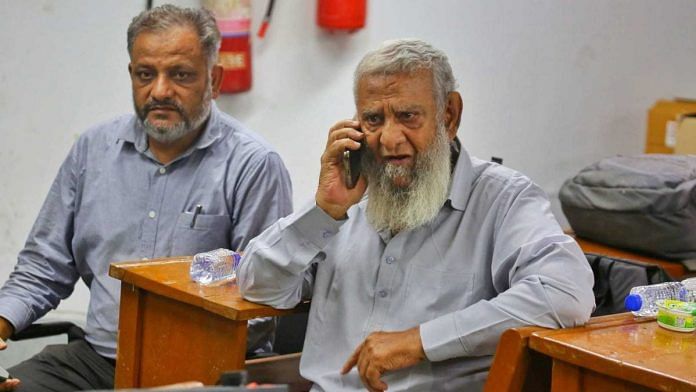 Junaid’s father Abdullah Mohammad waits for someone to draw a blood sample to identify his son’s body | Praveen Jain | ThePrint